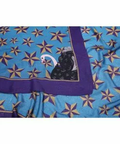 Vendula London Animal Park Oistrich Scarf Blue New In