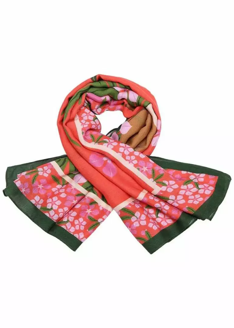 New In Vendula London Animal Park Scarf Lemur Pink 5 New In Vendula London Animal Park Scarf Lemur Pink