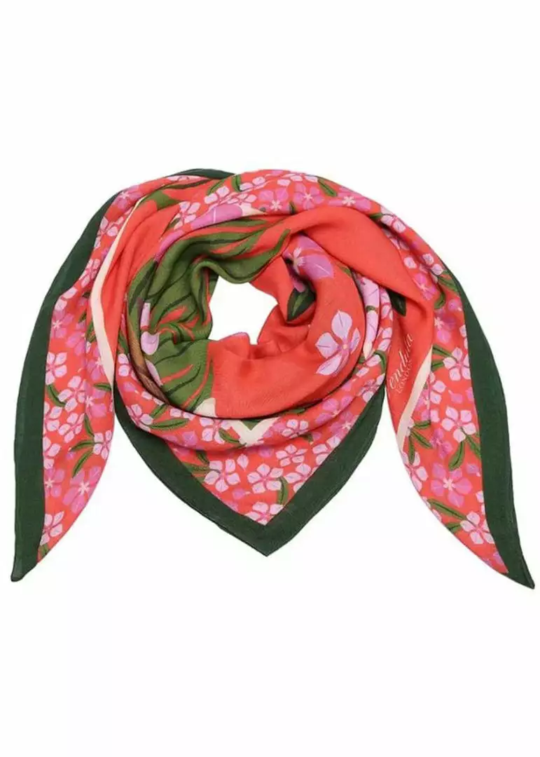 New In Vendula London Animal Park Scarf Lemur Pink 9 New In Vendula London Animal Park Scarf Lemur Pink