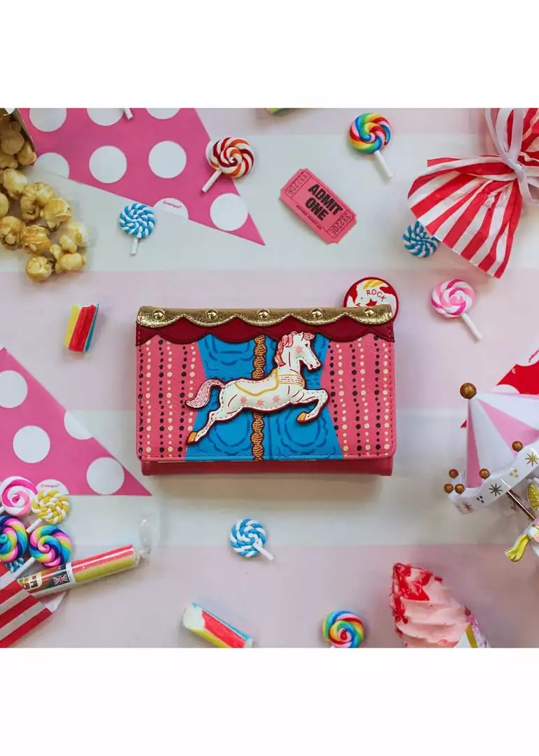 New In Vendula London Heritage Edwardian Pier Carousel Wallet Small Multi 6 New In Vendula London Heritage Edwardian Pier Carousel Wallet Small Multi