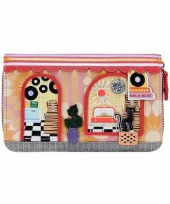 New In Vendula London Vinyl Wallet Medium Multi