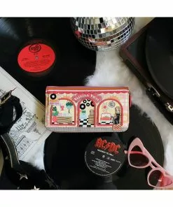 New In Vendula London Vinyl Wallet Large Multi