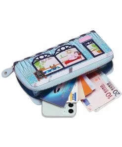 Vendula London Posh Paws Spa Dog Wallet Large Blue New In 11 Vendula London Posh Paws Spa Dog Wallet Large Blue New In