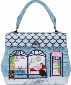 Vendula London Posh Paws Spa Dog Grace Bag Blue New In