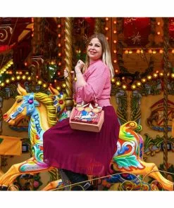 Vendula London Heritage Edwardian Pier Carousel Top Handle Bag Multi