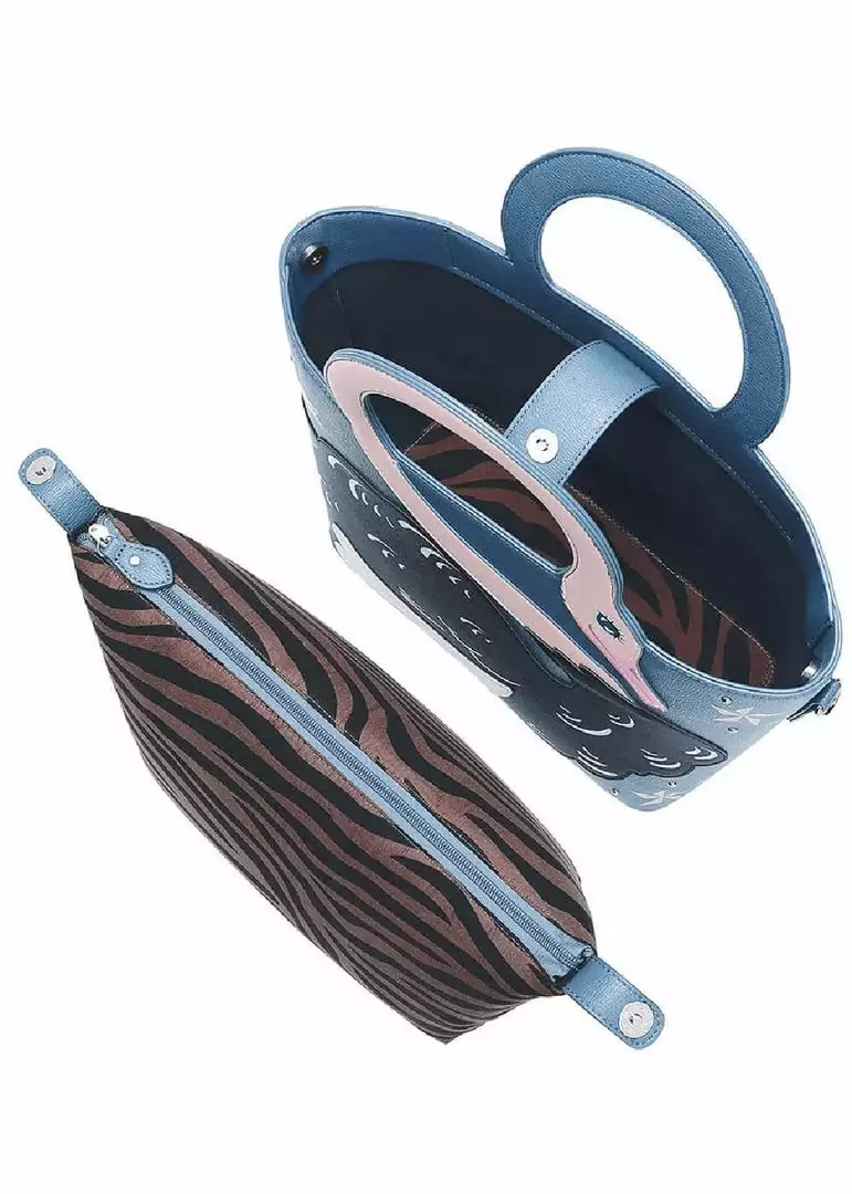 Vendula London Animal Park Ostrich Tote Bag New In 6 Vendula London Animal Park Ostrich Tote Bag New In