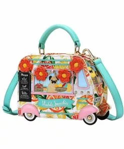 New In Vendula London Smoothies Truck Pug Bag Multi