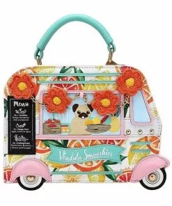 New In Vendula London Smoothies Truck Pug Bag Multi