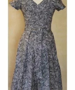 Victory Parade Polly Zebra 50's Swing Dress