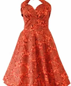 Victory Parade Sissy Warrata 50's Swing Dress Red New In