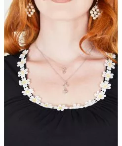 Voodoo Vixen Debbie Daisy 60's Top Black New In