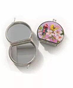 New In Woody Ellen Bloom 50's Compact Mirror