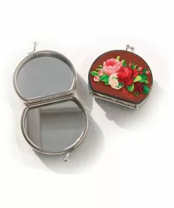 Woody Ellen Paris 50's Compact Mirror New In