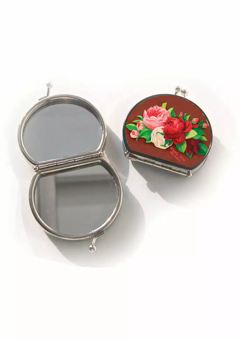 Woody Ellen Paris 50's Compact Mirror New In 3 Woody Ellen Paris 50's Compact Mirror New In