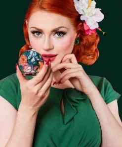 Woody Ellen Forest 50's Compact Mirror