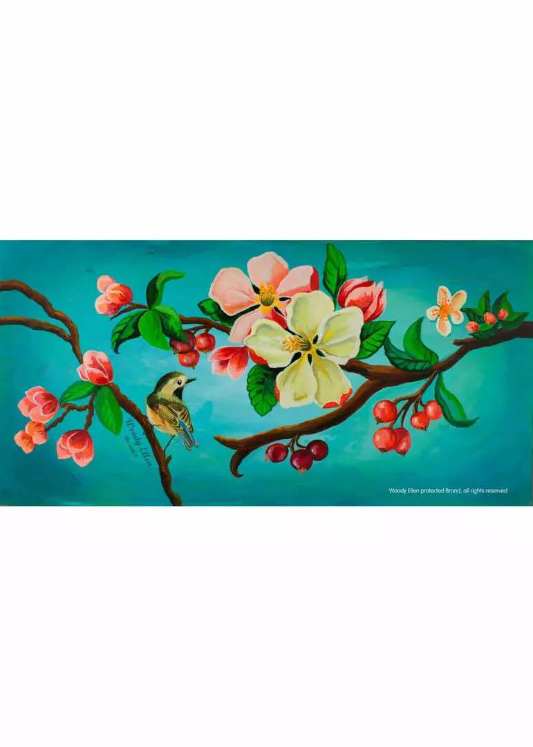 New In Woody Ellen Blossom 50's Wallet 4 New In Woody Ellen Blossom 50's Wallet